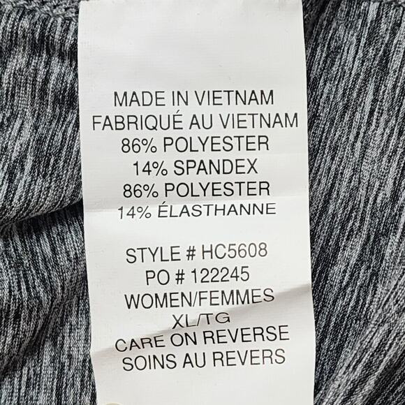 Hot‎ Chillys Clima-Tek Crew Baselayer Shirt Grey Heather Women's XL NWT - Picture 7 of 7